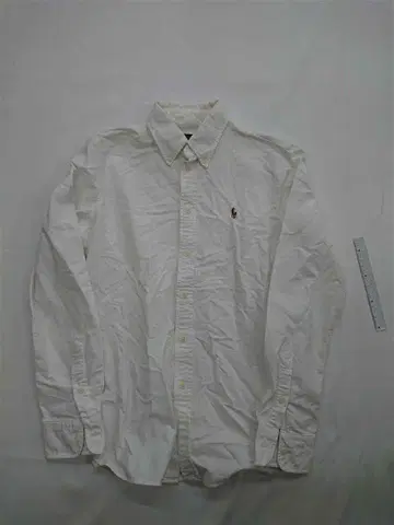랄프 로렌 커스텀 핏 긴팔 셔츠 M 사이즈 화이트 계열 남성용