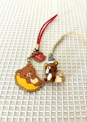 초레어! 리락쿠마 스트랩 2개 세트