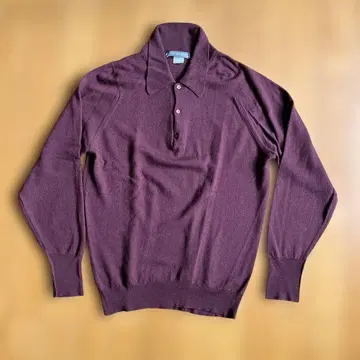 JOHN SWEDEN 울 피케 셔츠