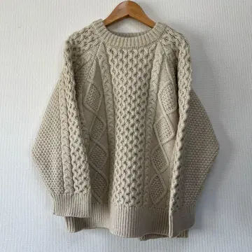 SELECTMOCA 셀렉 모카 빈티지 라이크 케이블 니트