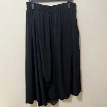 Y's 와이즈 블랙 사루엘 팬츠