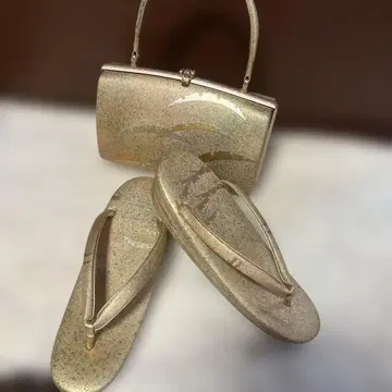 조리 와 백 세트 ( 골드 계열 ) 조리 L 사이즈