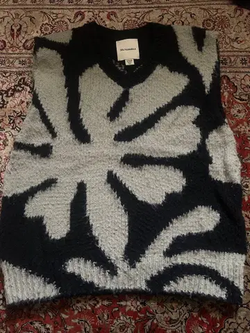 ZARA Nanushka 꽃무늬 니트 베스트 S/M