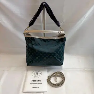 russet 크리스마스 한정판 3way 그린 숄더백 퍼