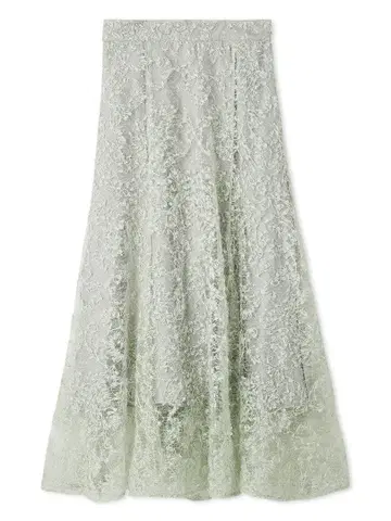 SNIDEL 스나이델 패브릭 이레헴 플레어 스커트