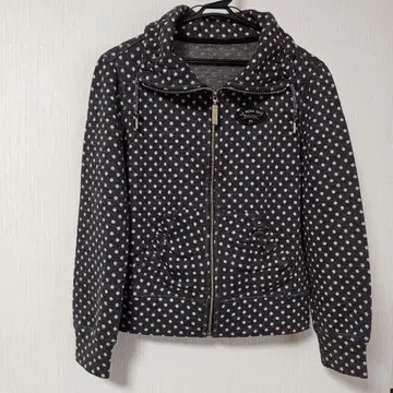 이타리야 LA MODA coji 도트 무늬 블루종, 자켓 새상품급