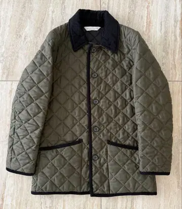 [ 새상품급 ] [ Macintosh ] 올리브 그린 퀼팅 자켓