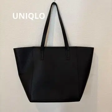 유니클로 합성 피혁 토트백 미사용