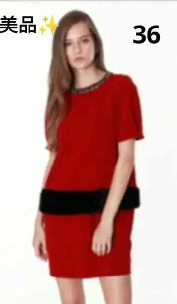 [ 새상품급 ] 정가 38000엔+세금 그레이스 클래스 반팔 비쥬 원피스