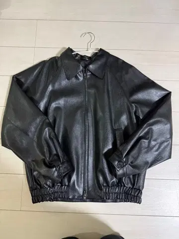 더블 지퍼 가죽 자켓