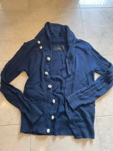 AKM 네이비 니트 가디건