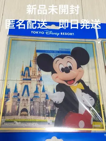 [ 미개봉 새상품 ] 클리어 색지 미키 사인 그리팅 아크릴 실사