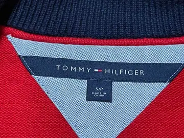 TOMMY HILFIGER 집업 자켓 S/P 레드/네이비