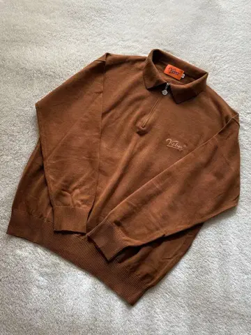 Keboz 케보즈 하프 지퍼 니트 코튼 [ M ]