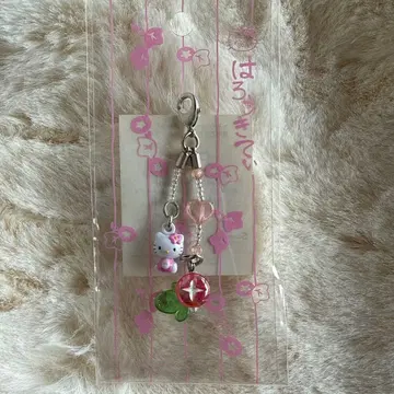 [ 헤이세이 당시물 ] 헬로키티 아사가 고토치 스트랩 족자