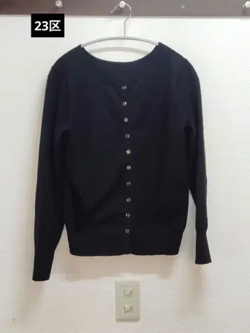 23구 블랙 가디건 사이즈 38[FF]