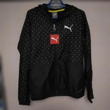 PUMA 도트 무늬 후드 부착 자켓 XL