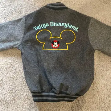도쿄 디즈니랜드 미키 바시티 자켓 M 자수
