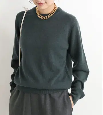 IENA 캐시미어 크루넥 풀오버 그레이