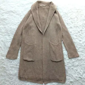 45R 코튼 롱 가운 베이지 사이즈 2