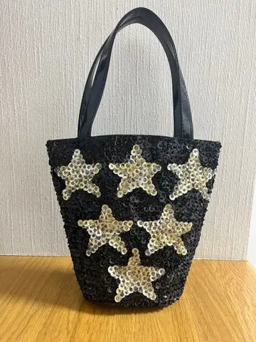 curly collection 토트백 미니 토트 스팽글 별