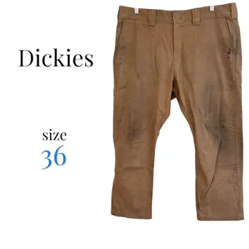 Dickies [ 36 ] 빈티지 팬츠 캐주얼 팬츠 심플 브라운