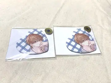 불가항력의 i love you 복권 메이트 하트형 캔뱃지