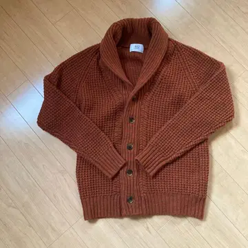 417 브라운 니트 가디건