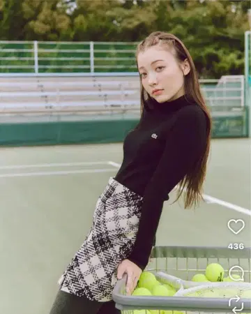 완판템 로빙 체크 스커트 쇼츠