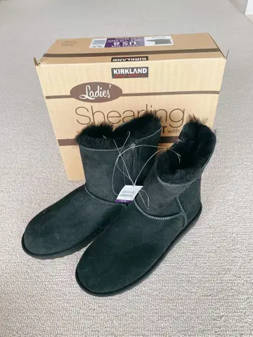 [미사용] Kirkland 무톤 부츠 블랙 US8 25cm