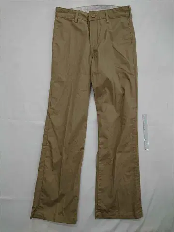 샷 스컬 자수 치노 팬츠 베이지 계열 미국제 30인치