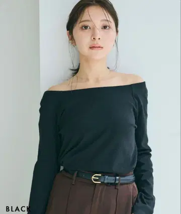 BASEMENT 온라인 2way 세미 오프숄더 티셔츠