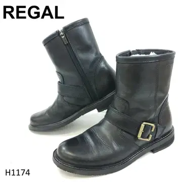 리갈 엔지니어 부츠 사이드 지퍼 고어텍스 블랙 23 가죽
