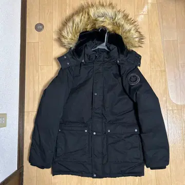 토보건 캐나다 S 사이즈 블랙 다운 자켓 퍼 포함