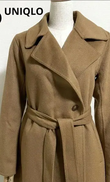UNIQLO 유니클로 카멜 롱 코트 S