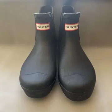 HUNTER 블랙 레인부츠 25cm