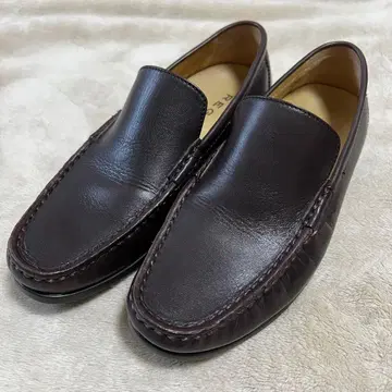 새상품급 REGAL 다크 브라운 가죽 로퍼 24cm