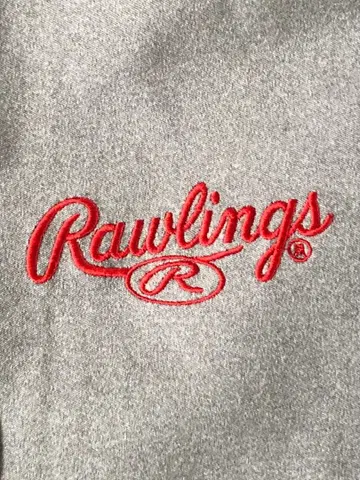 Rawlings 풀 집업 후드티 그레이
