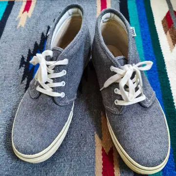 Vans 그레이 하이컷 스니커즈 chukka 반스 28.5