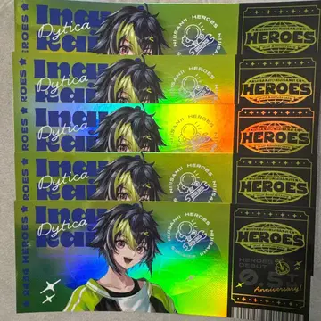 니지산지 홀로그램 티켓풍 카드 이나미 라이