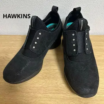 새상품급 라메 호킨스 스니커즈 블랙 웨지솔 컴포트