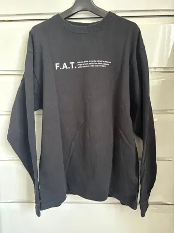 F.A.T. 긴팔 티셔츠 블랙