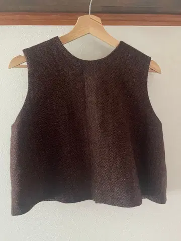 겨울용 스웨터 상의 레이어드 베스트 M