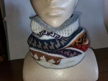 알파카 넥워머 모자 리버서블 안데스 페루제