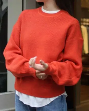 신 존 니트 오렌지