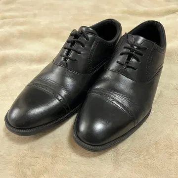 texcyluxe 블랙 가죽 비즈니스 슈즈 25.5cm