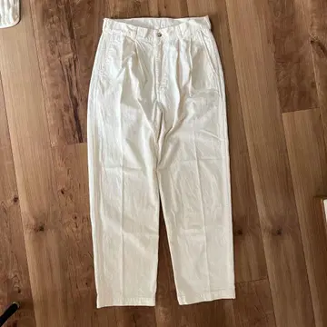 orslow 오어슬로우 투 턱 와이드 트라우저 팬츠