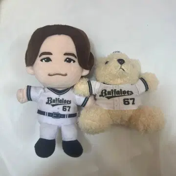 오릭스 나카가와 케이타 봉제 인형 베어 키링