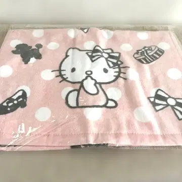 레어 헬로키티 핑크 타월 100 35