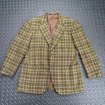 DAKS 닥스 구제 의류 체크 무늬 트위드 자켓